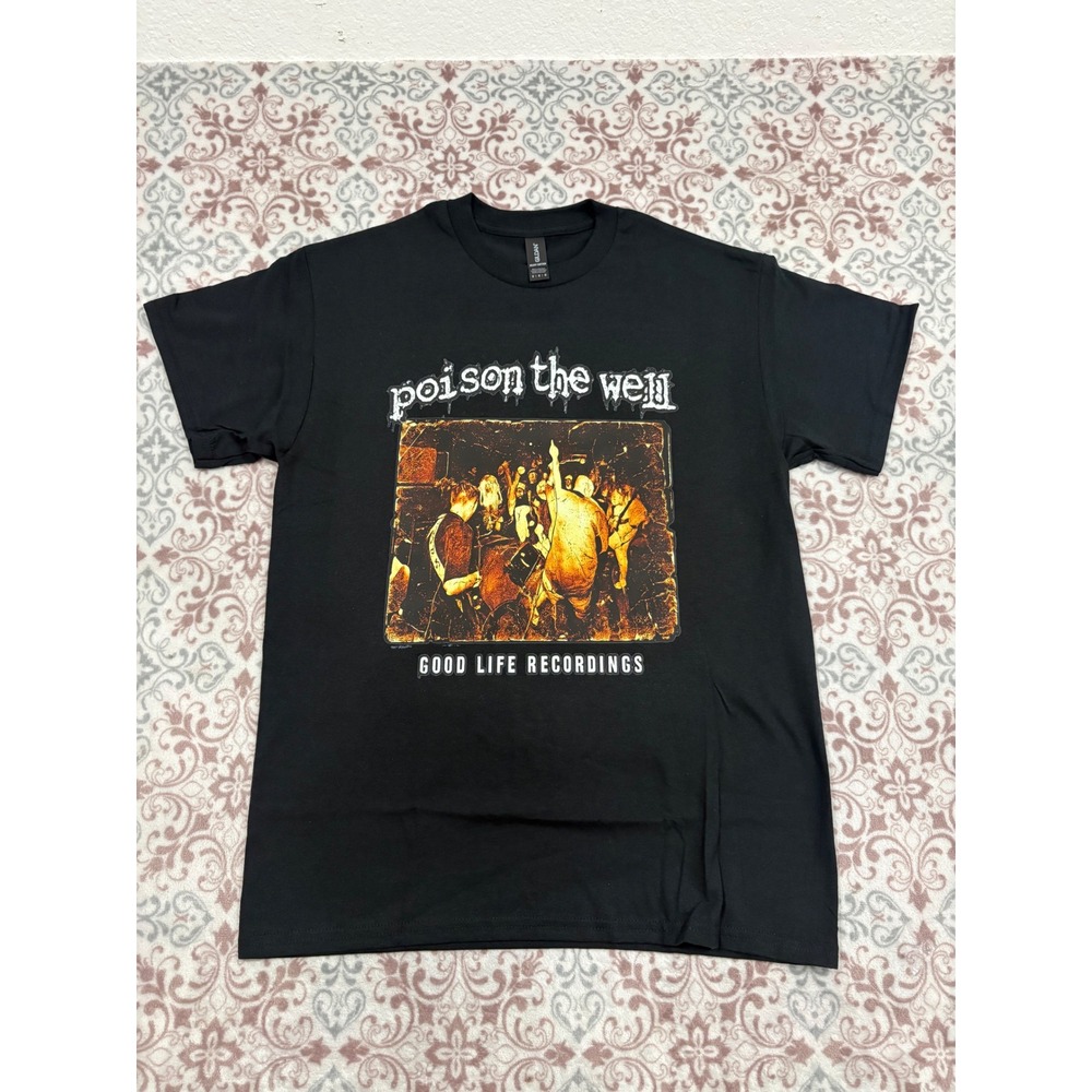 Poison The Well Good Life Recordings Band T-Shirt Black Medium Gildan Cotton